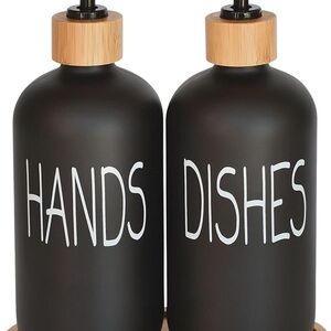 NEW Kitchen hand & dish soap Dispenser Set